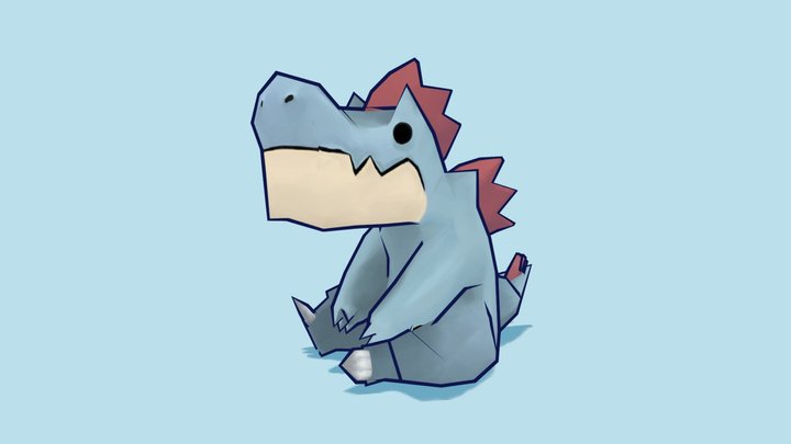 Baby Feraligatr 3D Model