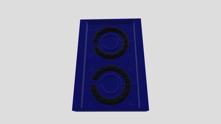 Rings Mold - Machinable wax 3D Model