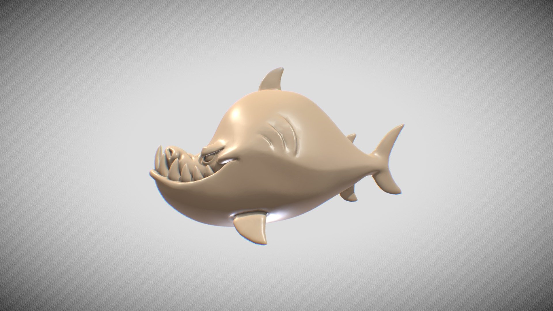 Shark (Fundamentals of Digital Sculpting with Blender) - CG Cookie