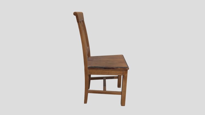 3D scan Quixel Megascans Wooden Chair (3) 3D Model