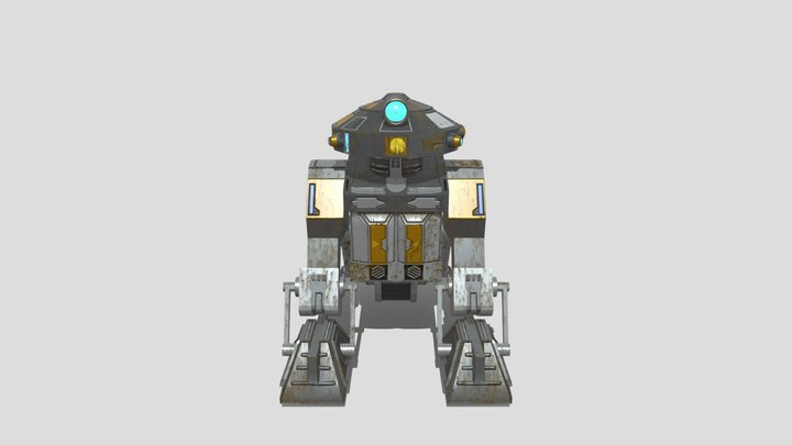 T7-01 Star Wars The Old Republic Droid 3D Model