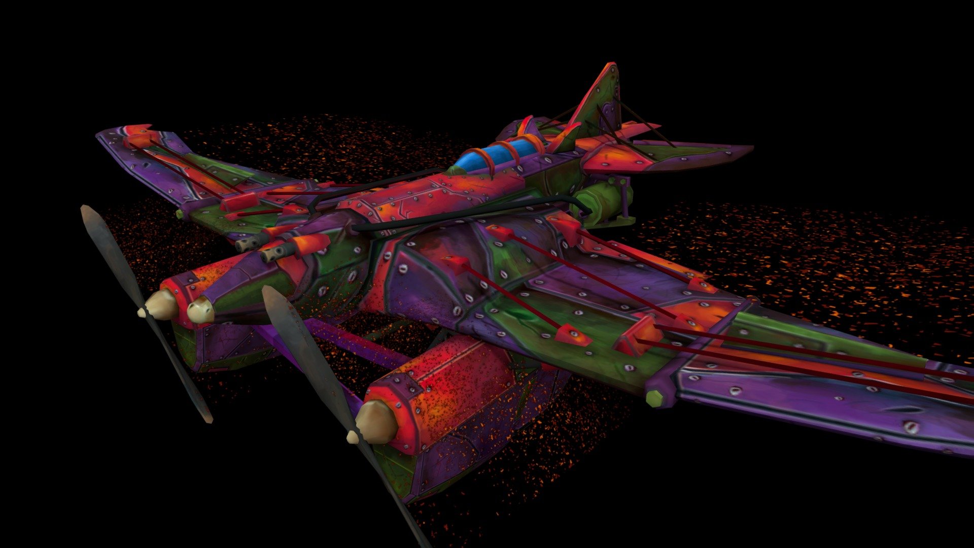 Plane in style of Arcane - Download Free 3D model by Tsimafei_Trushkin ...