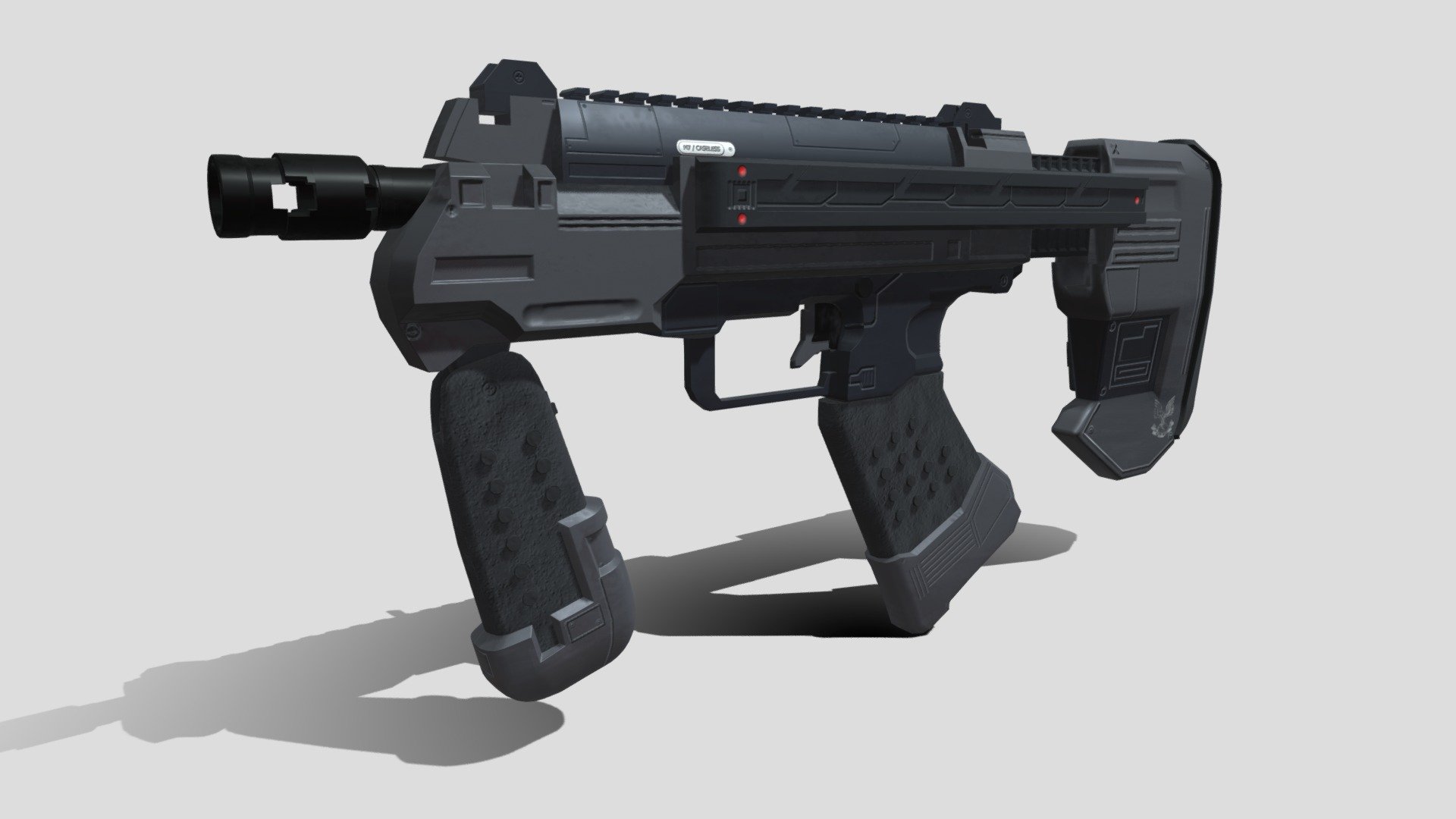 Redesigned Halo SMG - Worn Texture set - Download Free 3D model by ...