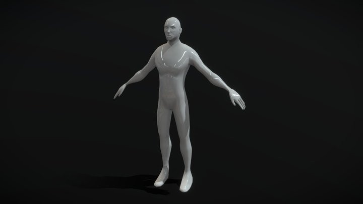 Male Simple Basemesh 3D Model