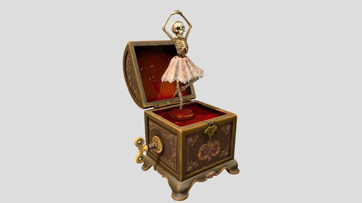 Bone Pirouette - music box – Modelo 3D gratuito STL