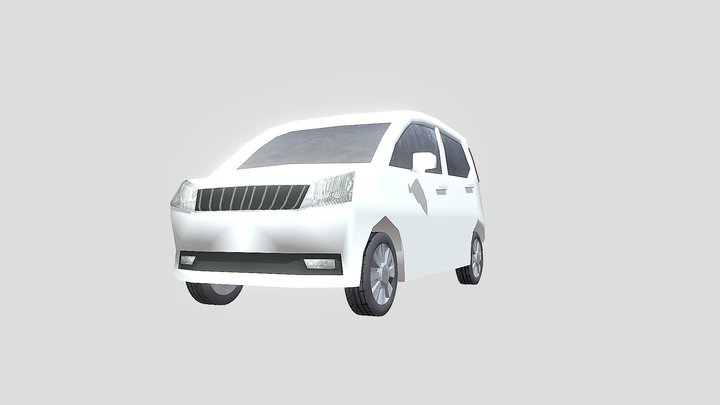 Generic Kei car 3D Model
