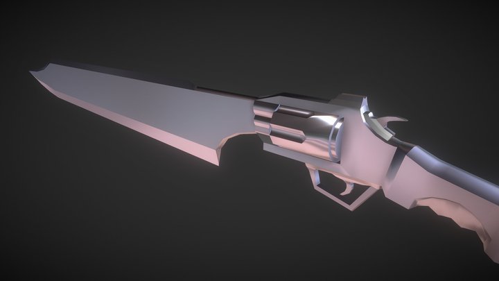 Final Fantasy VIII - Squall's Gunblade 3D Model