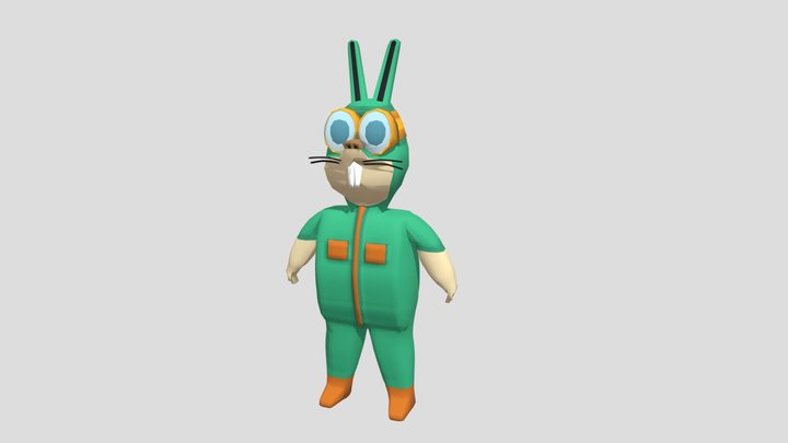 Funny bunny 3D Model