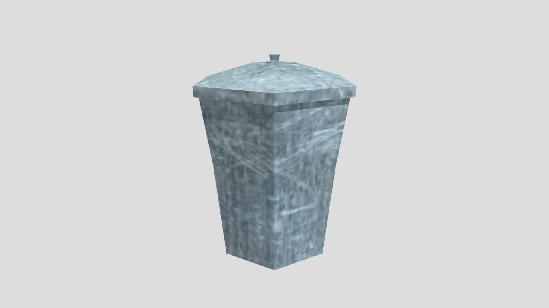 PSX/PS1 Trash Can - 3D model by EvectorGames [668aa06] - Sketchfab
