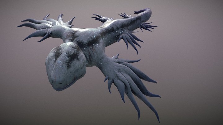 Imaginary Sea Creature 3D Model