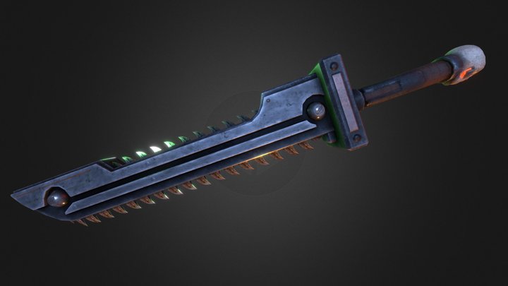Faust Chainsword 3D Model