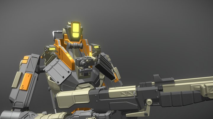 Assault BOT 3D Model