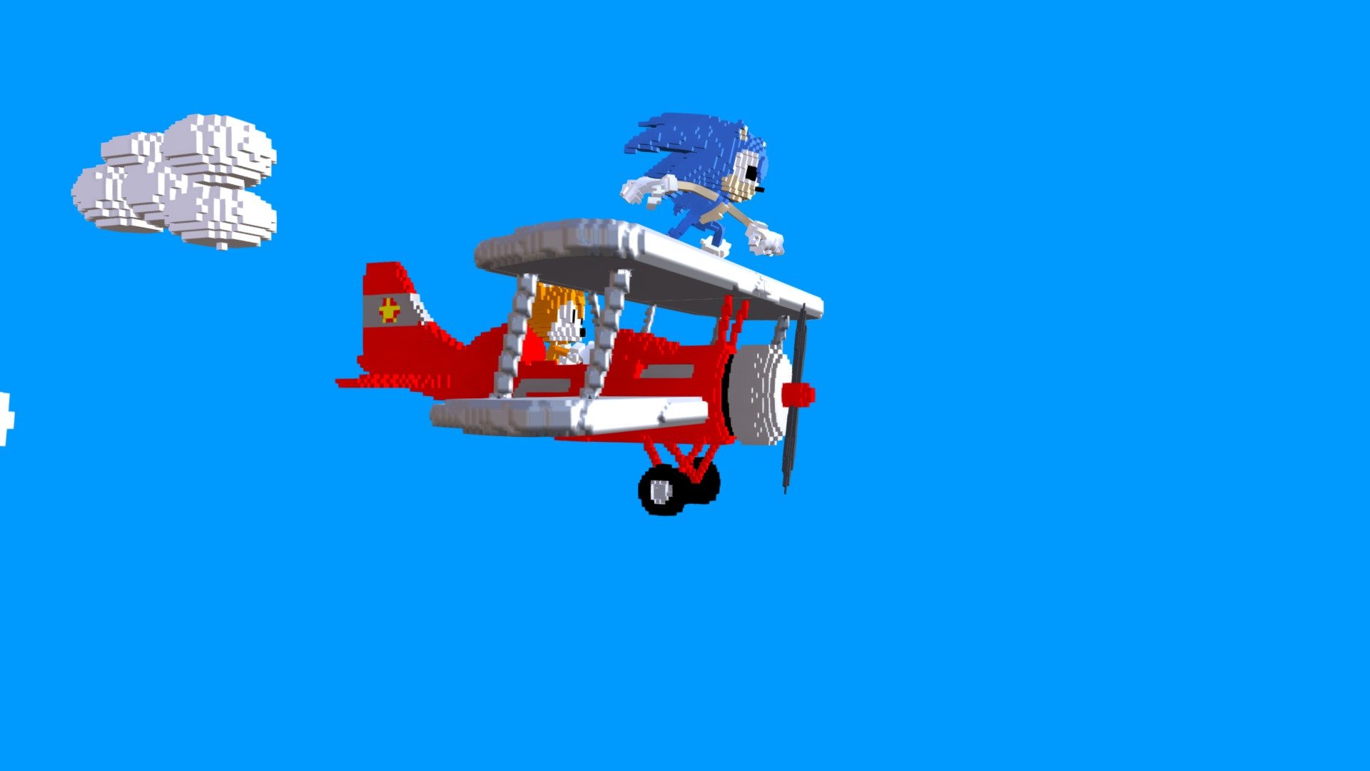 Sonic  and Tails Voxel
