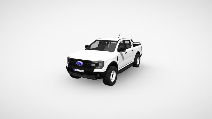 Ford Ranger Tremor 2024 3D Model