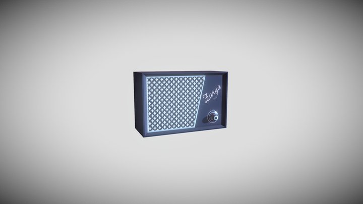 Radio 3D Model