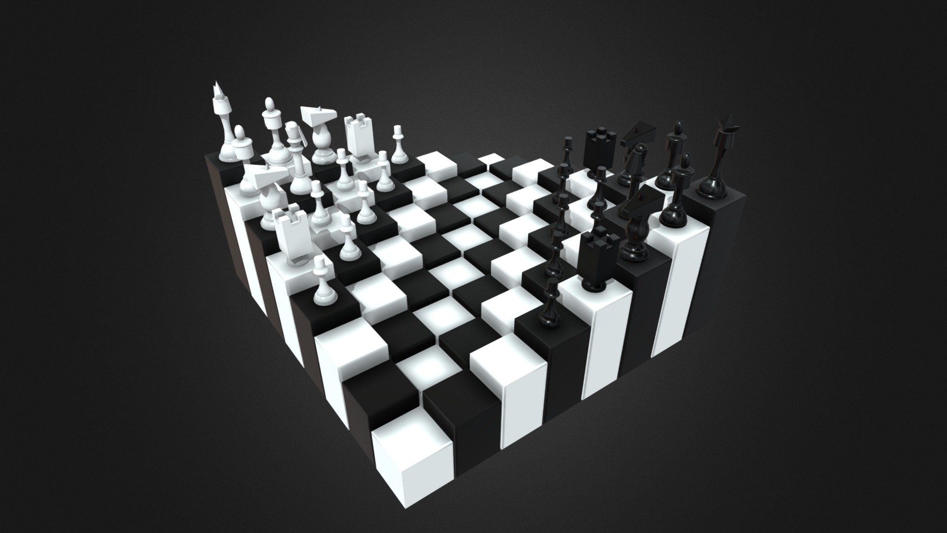 3D Chess Set - Download Free 3D model by Tarun Garg (@gargtarun ...