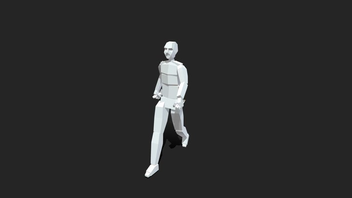 07_Two handed weapon_Male_type1 3D Model