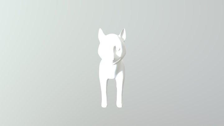 Husky Puppy 3D Model