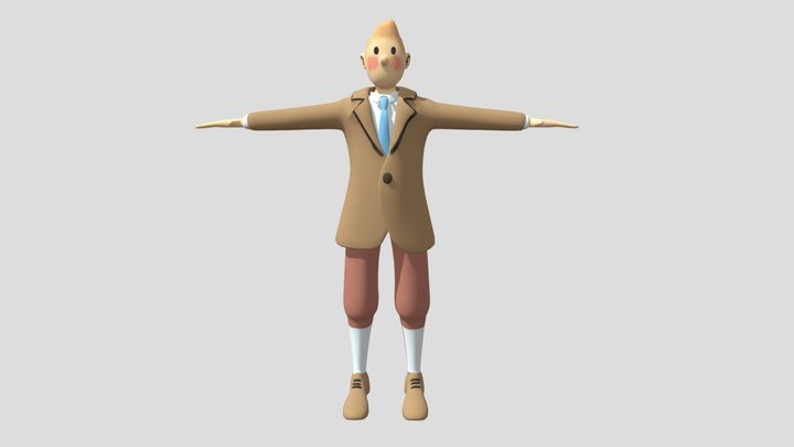 Tintin 3D Model