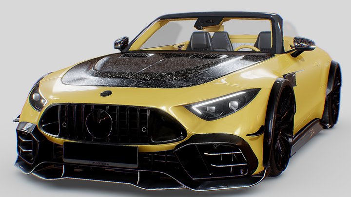Mercedes-Benz SL63 Mansory 3D Model