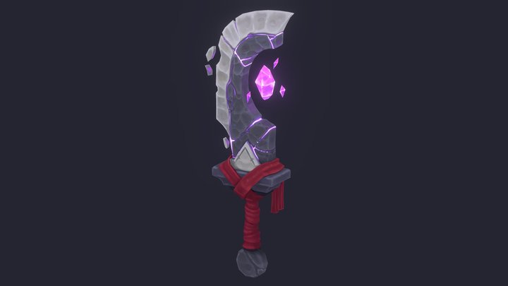 Time-Battered Sword 3D Model