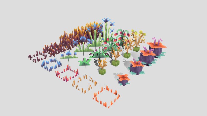 Fantasy Crops Vol 1 3D Model
