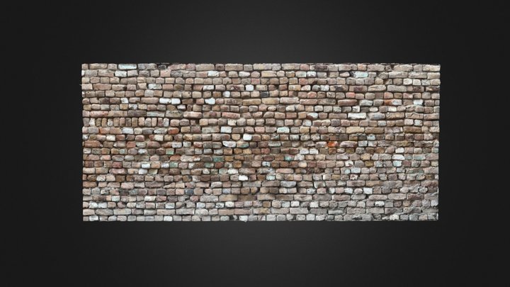 Brick Wall 3D Model