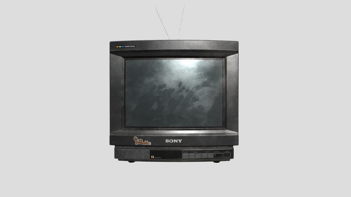 Sony Trinitron TV 3D Model