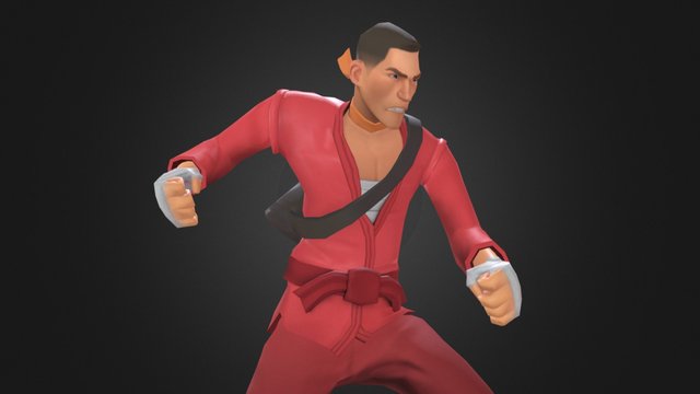 The Rindo-Kan Running Man 3D Model