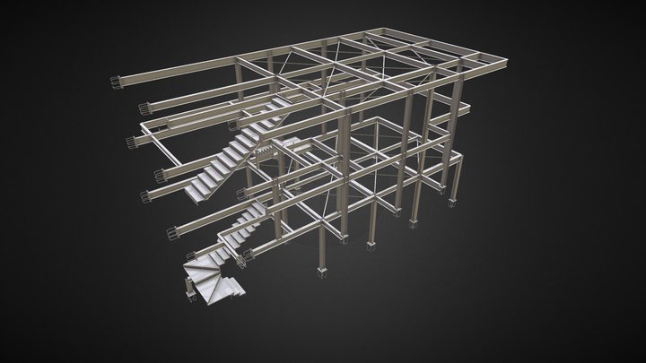 Escadas - Marcio Canela 3D Model