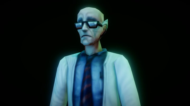 Half-Life Scientist Walter/Nerd – Free 3D Model STL