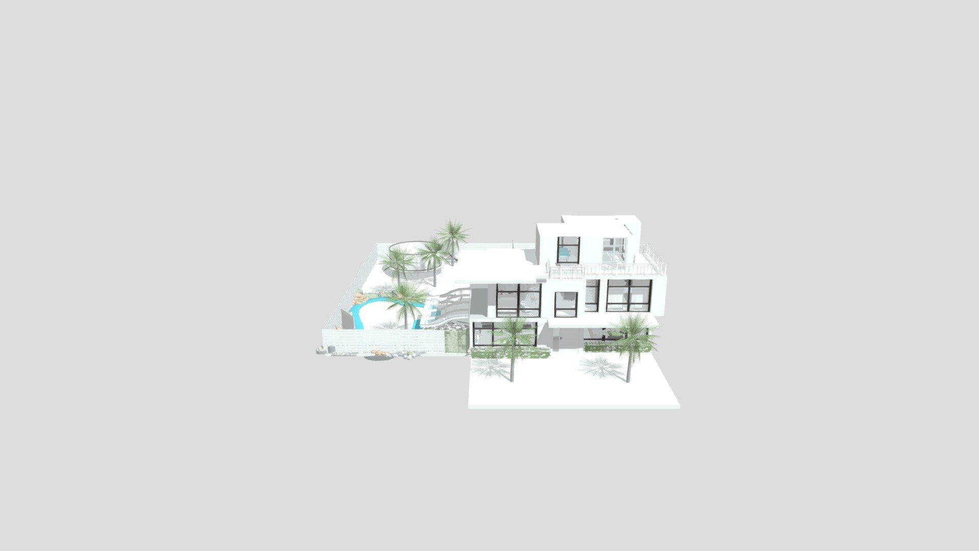 Modern beach home