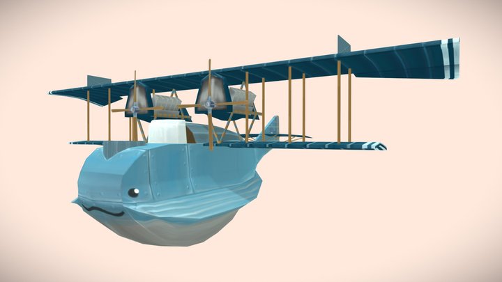 The Flying Circus - Felixstowe F.2a 3D Model