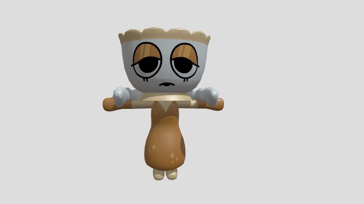 Optimized Teagan - Dandy's World (Official Rig) 3D Model