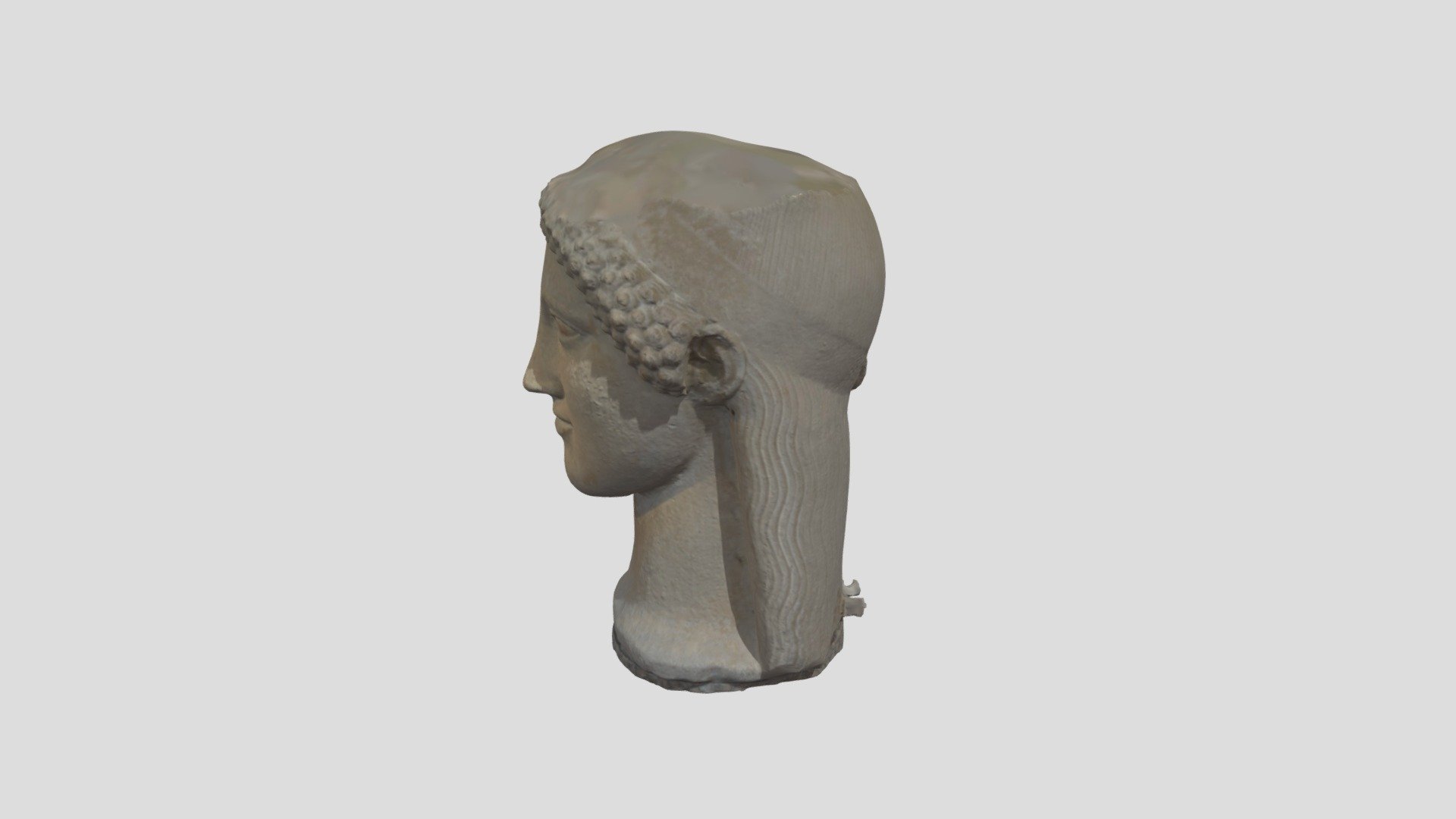 Acrolito head from Palazzo Altemps in Rome