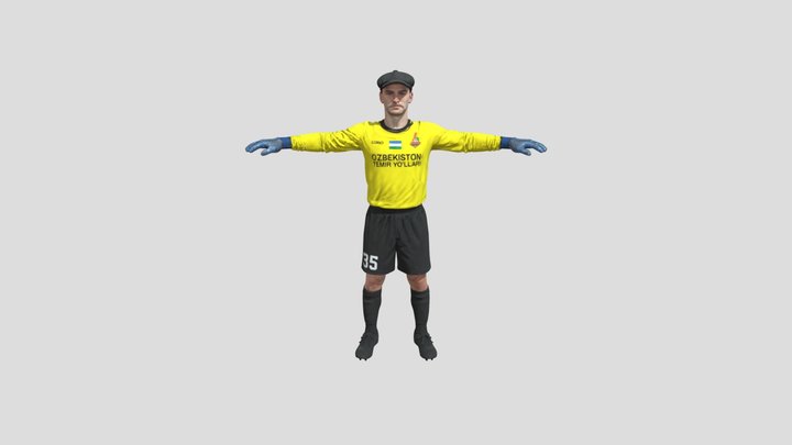 goalkeeper leo 3D Model