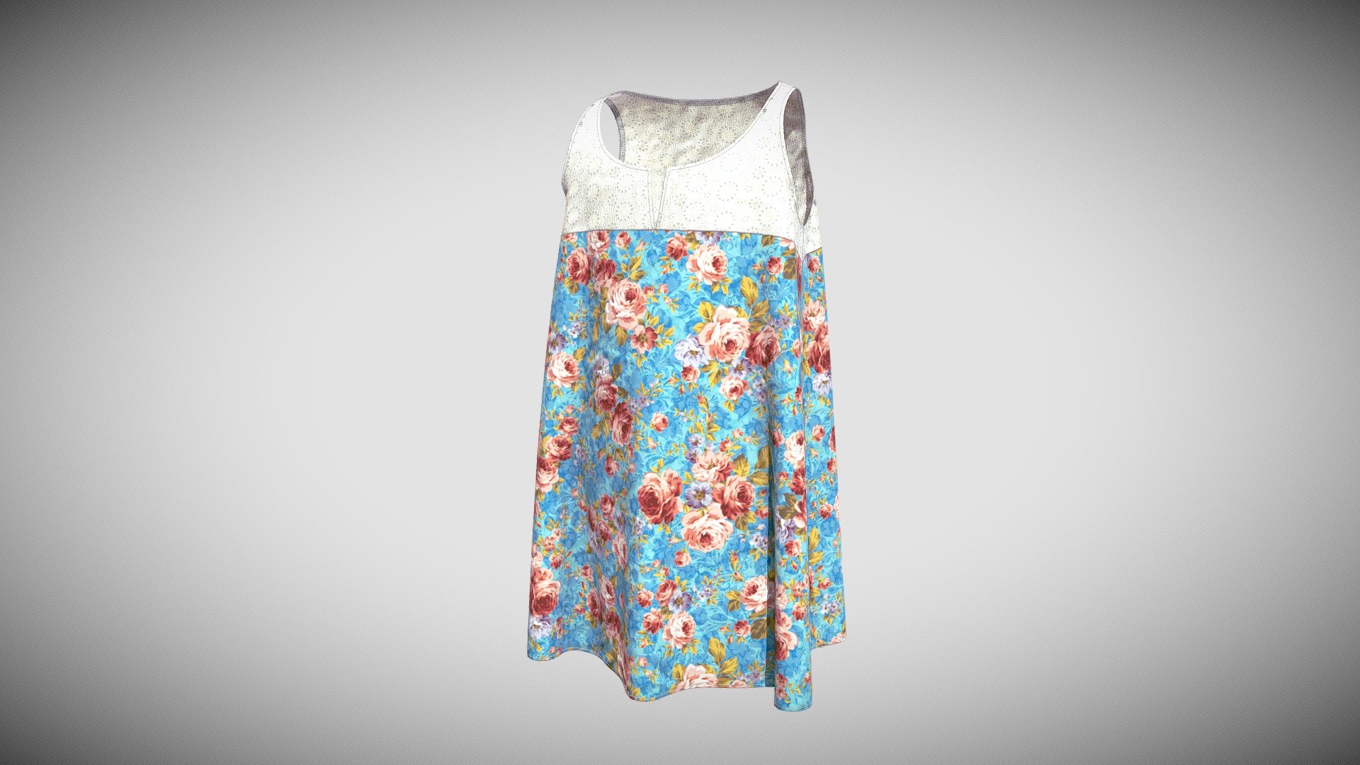 Pinafore shop skirt 3d