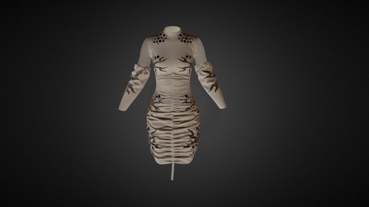 Vestido Outfit 01 3D Model