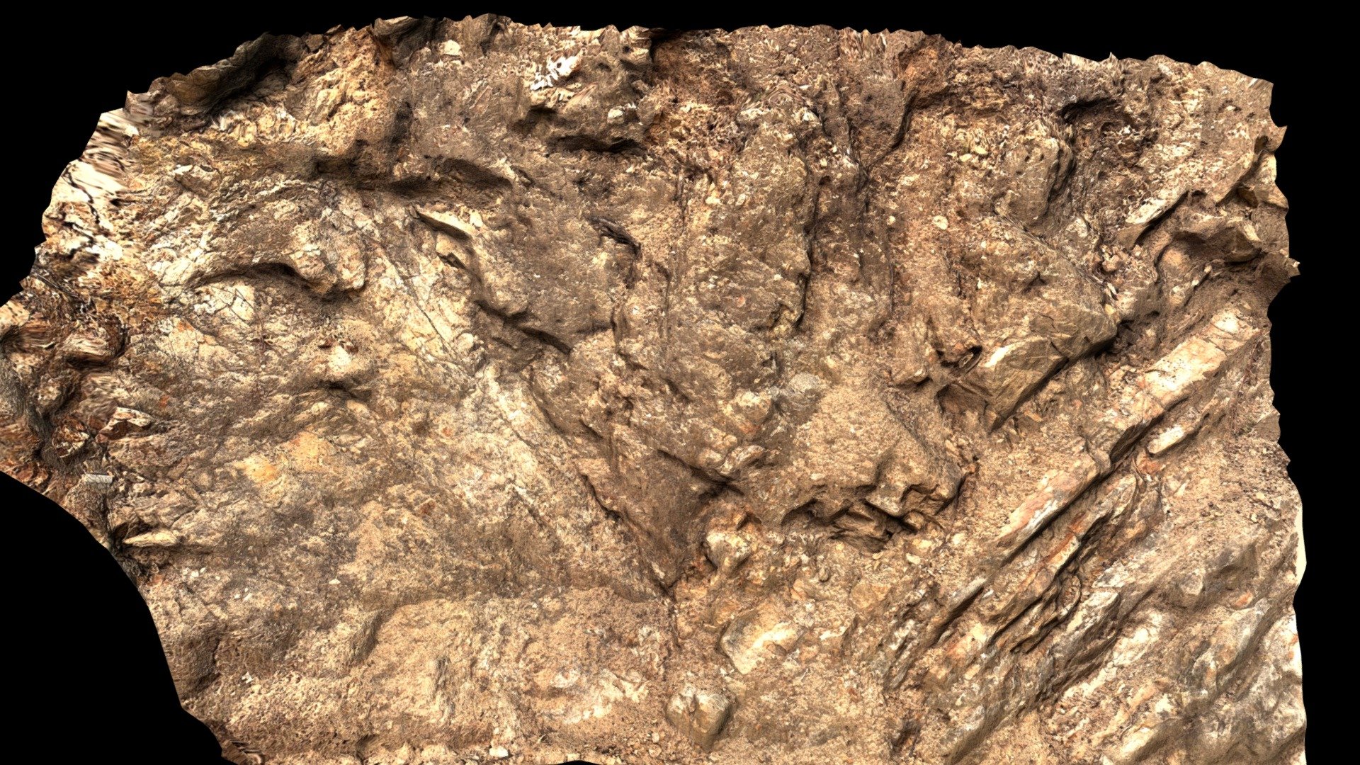 Rockwall1 Scan HIGHPOLY - Download Free 3D model by EFX (@evan4129 ...