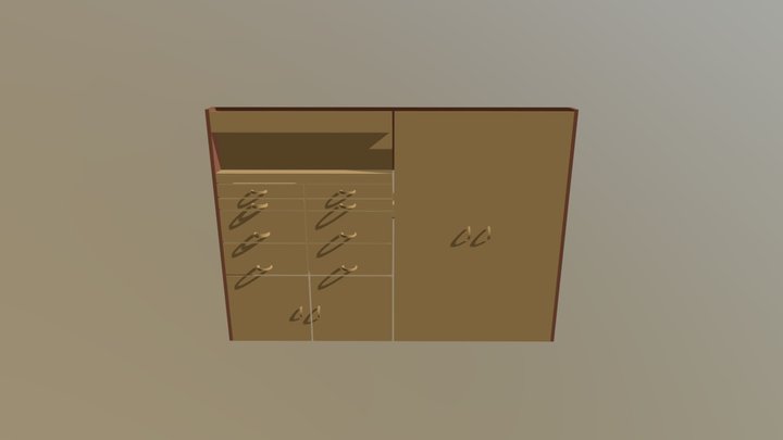 Cabinet Design 2 3D Model