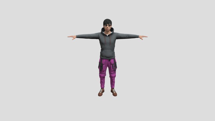 El villa humano 3D Model