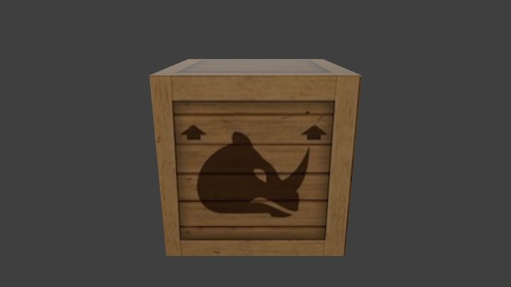 Caixote de Madeira (Donkey Kong) 3D Model
