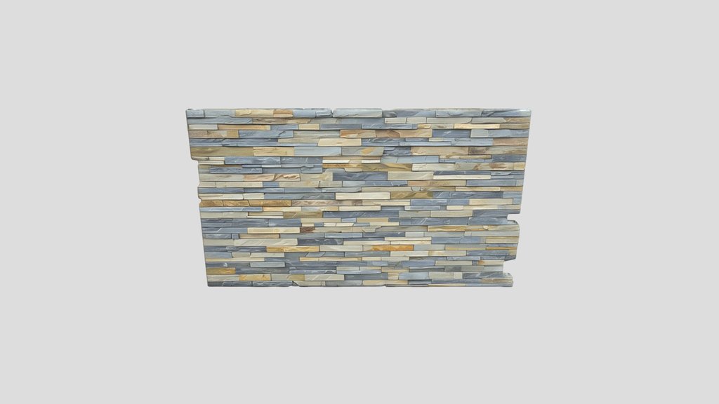 Stacked Stone Veneer Wall