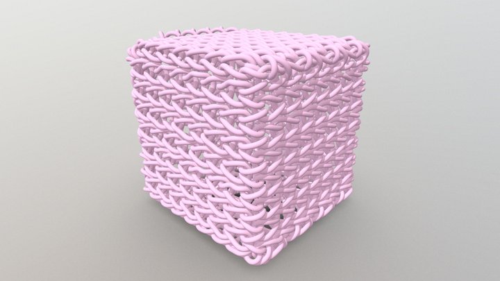 Knit Cube 3D Model