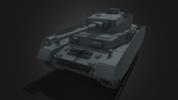 Panzer IV H 3D Model