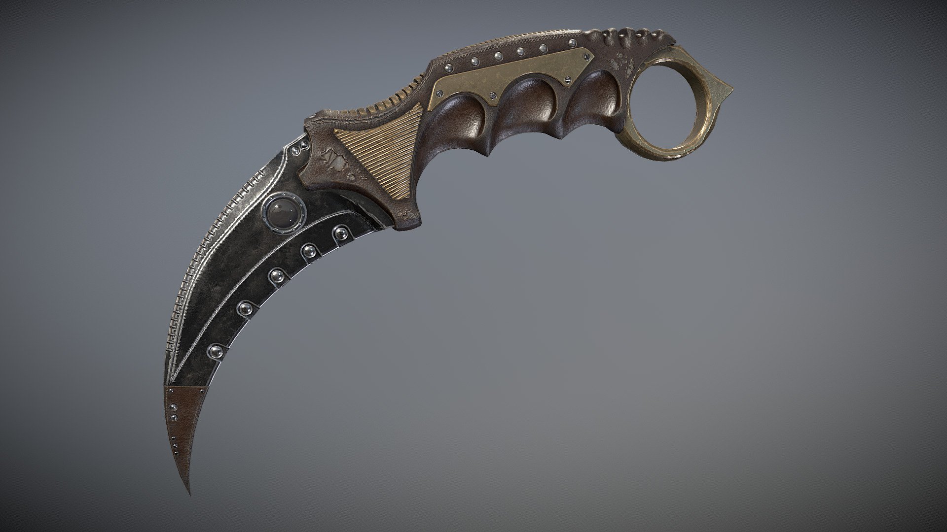 Karambit - Plague Doctor - 3D model by BadtRIP (@badtripbg) [66a0512 ...