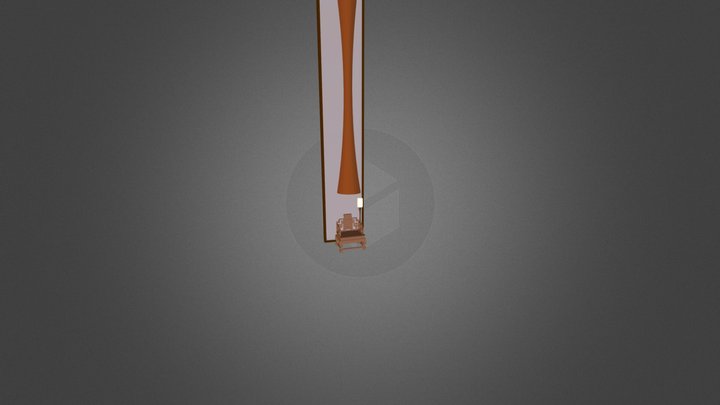龙椅set 3D Model