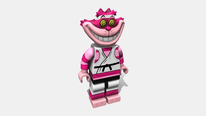 Lego Cheshire Cat - Street Fighter 3D Model