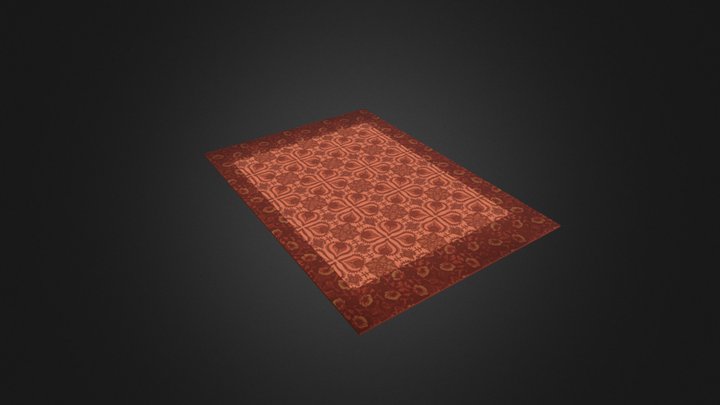 Lowpoly Carpet 3D Model