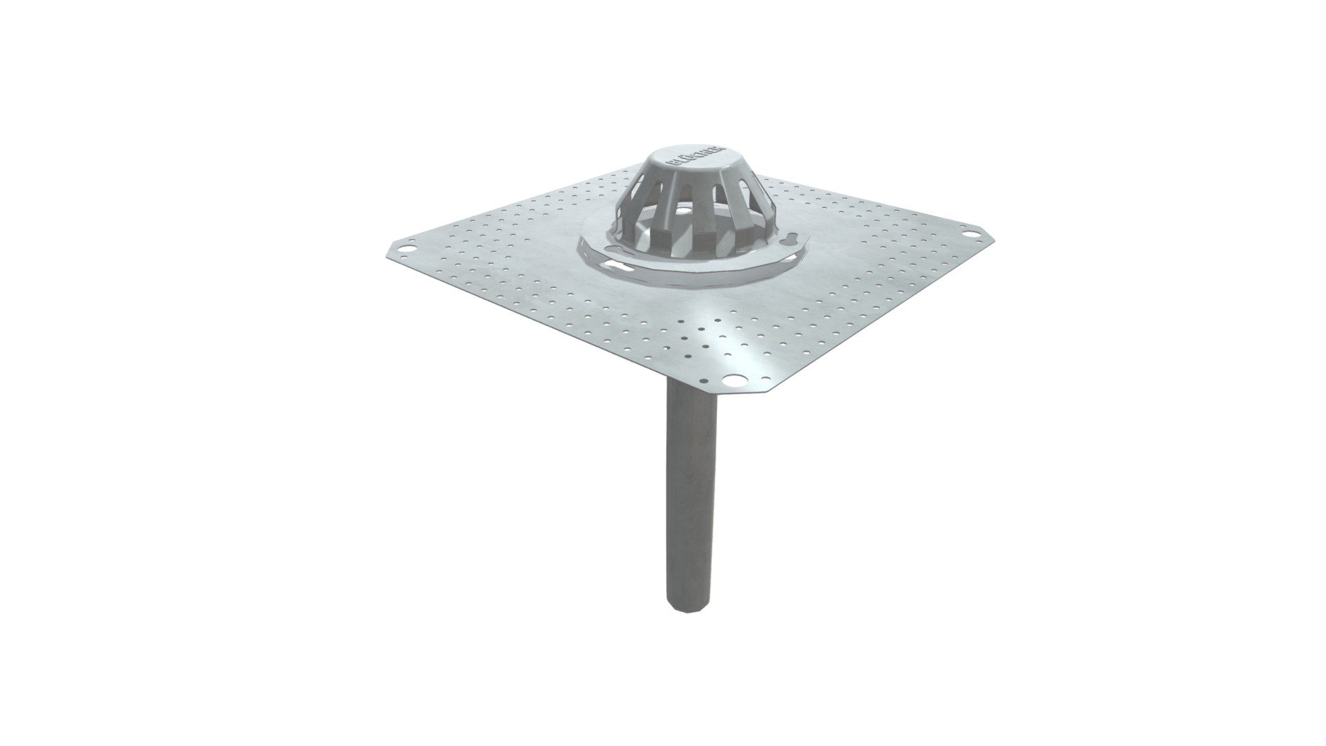 BLÜCHER® - Gravity Roof Drain 401.10 — Sketchfab embed 3D viewer